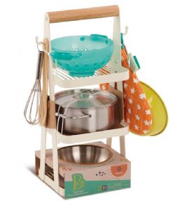 B. ROLE PLAY - ENSEMBLE MINI CHEF POT-N-PAN (CASSEROLES)